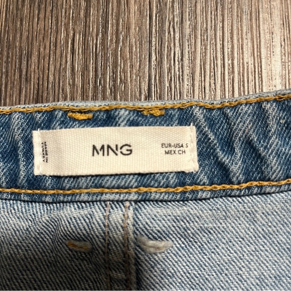 Mango Slit Denim Midi Skirt - Picture 4 of 5